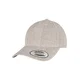 YP CLASSICS 5-PANEL PREMIUM COVERED CAP HEATHER GREY SNAPBACK CAP