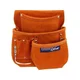 Extol Premium Extol Premium Tool Belt (421) usnje brez pasu, 3 žepi (1 velik, 1 srednji, 1 majhen), držalo za kladivo, ročaji za svinčnik ali izvijač