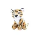 Plišasti tiger 18cm