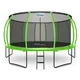 INLEA ULTIMATE Jump Trampolin 500 cm z notranjo zaščitno mrežo – svetlo zelena