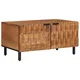 vidaXL Klubska miza Rjava 80 x 50 x 40 cm Masiven les manga