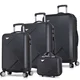 MyValice Set kofera 1369, 4 dela, Crni