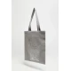 Marisse Gray Printed Shopper Bag