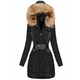 Winter coat serene black