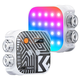 K&F RGB Full Color Portable Photography Light 360° 2500K - 9900K CRI 96+ Built-in 2000mAh Battery 21 Lighting Effects White