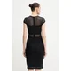 Obleka Guess GRACEY črna barva, W5YK66 KBAH2