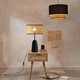 Opviq Set Luster i Podna lampa AYD-3742, Crni
