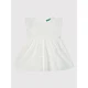 United Colors Of Benetton Poletna obleka 4POCGV00B Bela Regular Fit