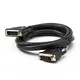 Kabel Logo DVI-D Dual-Link 24+1 moški–24+1 moški - 2 m, črn, oklopljen