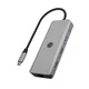 IcyBox Dockska postaja 9v1 USB-C, 2x HDMI, 4K60Hz, 3xUSB, 100W PD