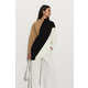 Trendyol Beige Color Block Stand Up Knitwear Knitwear Sweater