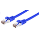 C-TECH Patchcord Cat6, FTP, modri, 0,5 m