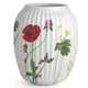 Vaza HAMMERSHOI SUMMER - WILD FLOWERS 21 cm, bela, porcelan, Kähler
