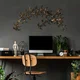 Wallity Zidna dekoracija Kirlangic, 75 x 136 cm, Zlatne boje