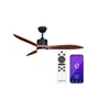 Klarstein Pametni stropni ventilator SkyBreeze Smart, Notranja in zunanja uporaba, Pametno upravljanje, IP44, 40 dB