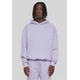 Mens Light Terry Hoody Sweatshirt - Purple