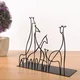 Atelier Del Sofa Dekorativna figura Giraffa, 18x20 cm, 1.5 mm, Crna