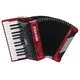 HOHNER BRAVO II 48 RDEČA HARMONIKA NEW BELLOW S TORBO