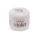Bombažna kvačkana preja Violet 50 g - (1000) Off White