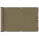 Shumee Balkonsko platno taupe 90x500 cm HDPE, (20609804)