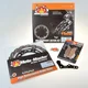 Komplet zavor Moto-master za KTM `08-24, Husqvarna 14-24 (Brembo čeljust) vključuje: plavajoči disk 270MM (112083), adapter (211045) in zavorne ploščice KH181 M:22 (093022)