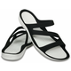 Crocs Womens Swiftwater Sandal Black/White 34-35