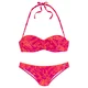 VENICE BEACH Bikini oranžna/temno roza