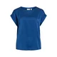 VILA Bluza VIELLETTE temno modra