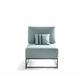 Cameleon Home Art Fotelja Porto Gemma 72, Siva