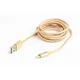 Cablexpert Usb kabel 8-pin 1,8m zlat CCB-mUSB2B-AMLM-6-G