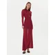 Bardot Večerna obleka Veria 59987DB Bordo rdeča Regular Fit