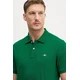 Gant za moške. 2210 Pique Polo Regular Fit Shield green (M), Priložnostno, Zelena, Bombaž, Kratek rokav