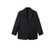 MANGO Blazer SHIBU nočno modra/temno rjava