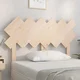 Vidaxl vidaXL Vzglavje postelje, 122,5 x 3 x 80,5 cm, masivni borov les