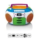 LENCO Prenosni radio s CD-jem in kaseto Kids Multi Color