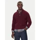 Barbour Pulover Tisbury MKN1187RE53 Bordo rdeča Regular Fit