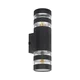 Globo 78260S - Zidno svetlo HAYES 2xE27/10W/230V crno