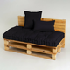 Vrtni jastuk za sjedenje za palete 60x120 cm – Casa Selección