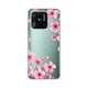 Silikonska maska za Xiaomi Redmi 10C Rose Flowers Print Skin providna