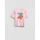 Reserved - Oversize majica s potiskom - roza