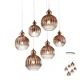 Redo 01-2070 - Luster na sajli PLUMEN 6xE14/42W/230V bakar