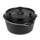 Petromax Dutch Oven lonac od livenog gvoždja s ravnim dnom FT9 - T