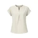 REGINA FASHION Bluza Blouse with button bež