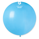 Gemar Okrogli pastelni balon 80 cm svetlo modra