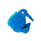 Igrača za pse PLUSH plišasta, piskljiva, modra 16cm Kiwi