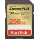 SanDisk Extreme PLUS SDXC 256GB 190MB/s V30 UHS-I kartica