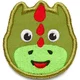 Affenzahn Velcro Badge Dragon