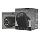 SPK-BT-LED-05-BK Gembird Portable Bluetooth RGB LED TWS speaker, 8W, BT, FM, USB, Handsfree, Black