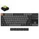 Keychron Keychron K1 QMK Brezžična mehanska tipkovnica (različica 6)/Bela LED/Nizkoprofilni 2.0 mehanski/Banana, (5000120103)