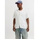 JACK & JONES Srajca JORCOBA ecru/modra/nebeško modra